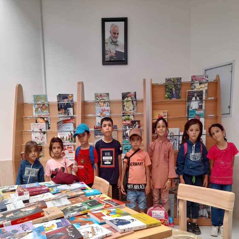 بازدید از کتابخانه توسط مهد کودک نور الهدی