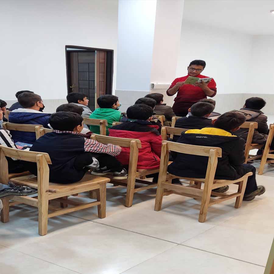 بازدید مدرسه محمد یزدانی از کتابخانه -آبان 1401